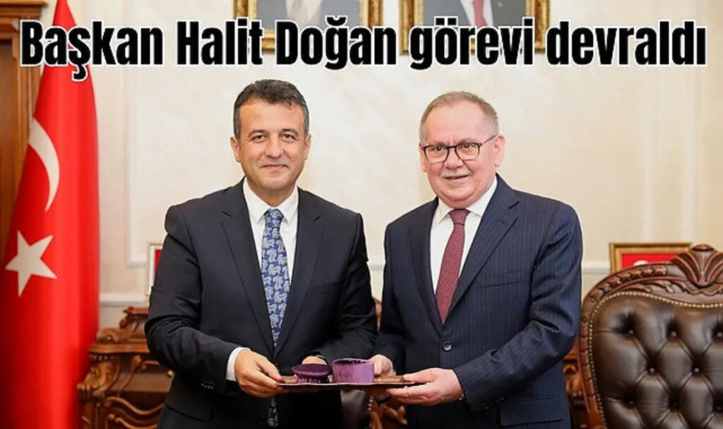 Samsun Büyükşehir Belediye Başkanı Halit Doğan görevi devraldı