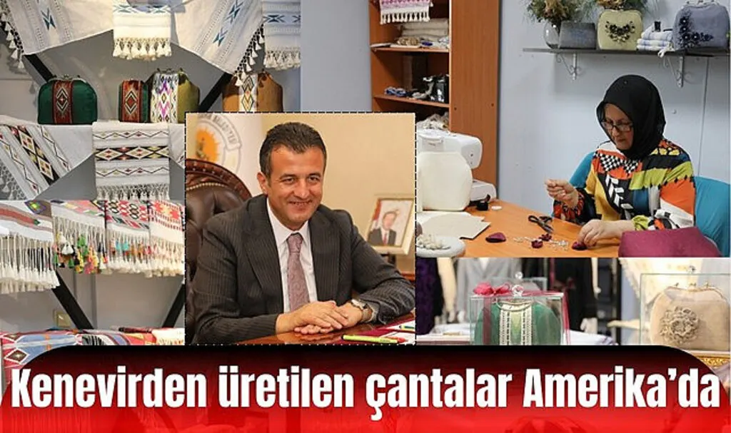 Samsun'da kenevirden üretilen çantalar Amerika’da