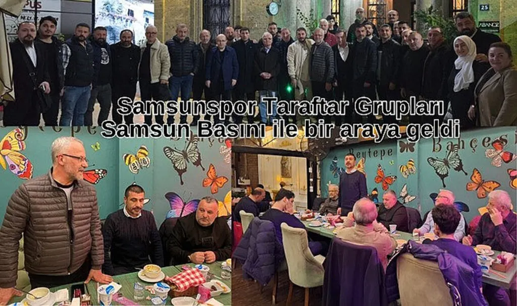 Samsunspor Taraftar Grupları Samsun Basını ile bir araya geldi