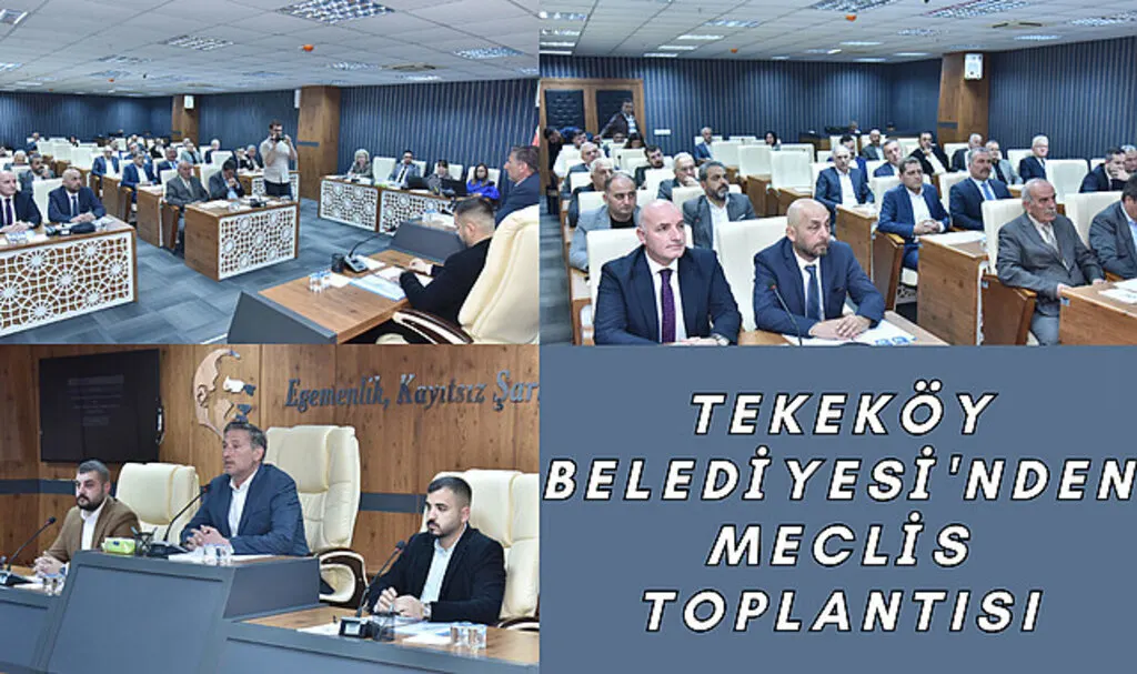Tekeköy Belediyesi'nden meclis toplantısı