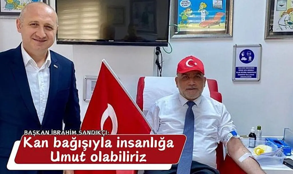 Başkan Sandıkçı: Kan bağışıyla insanlığa umut olabiliriz