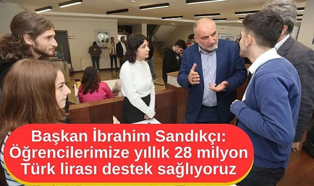 Canik Belediyesi'nden öğrencilere yıllık 28 milyon destek