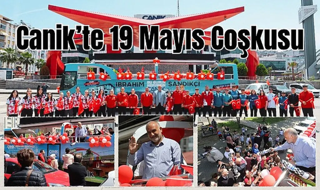 Canik’te 19 Mayıs Atatürk’ü Anma ve Gençlik ve Spor Bayramı Coşkusu