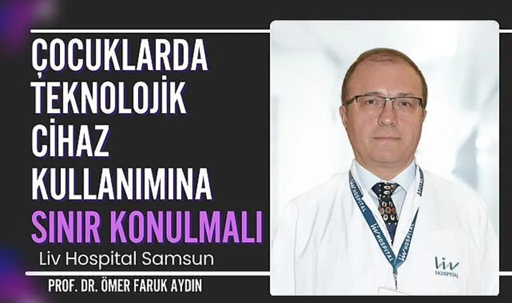 Çocuklarda teknolojik cihaz kullanımına sınır konulmalı”