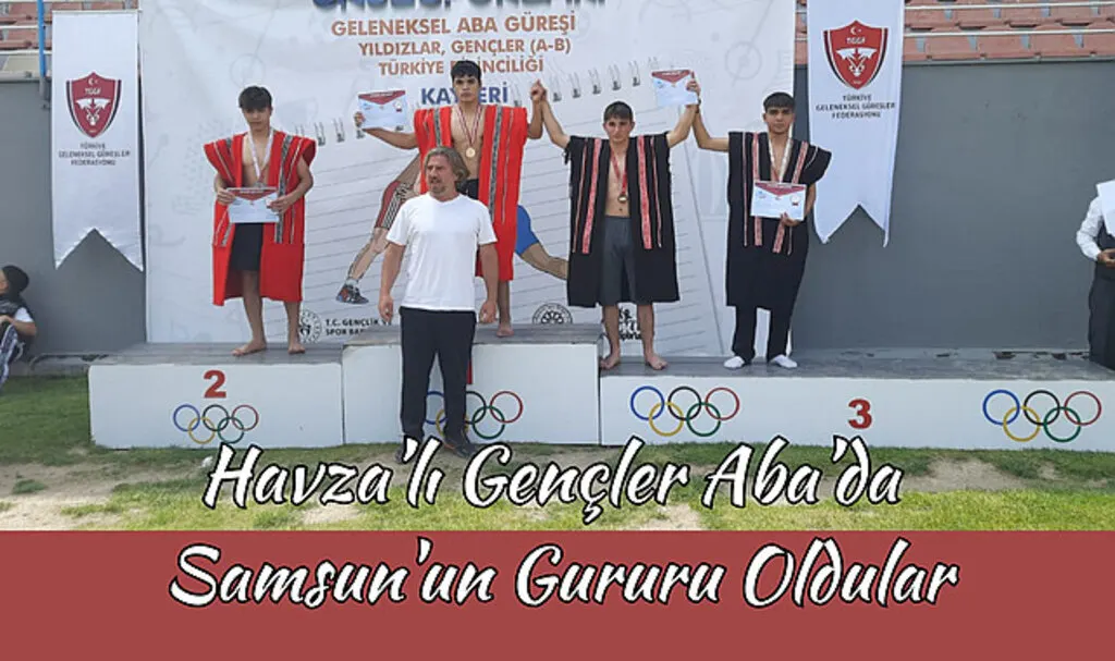 Havza’lı Gençler Aba’da Samsun'un Gururu Oldular