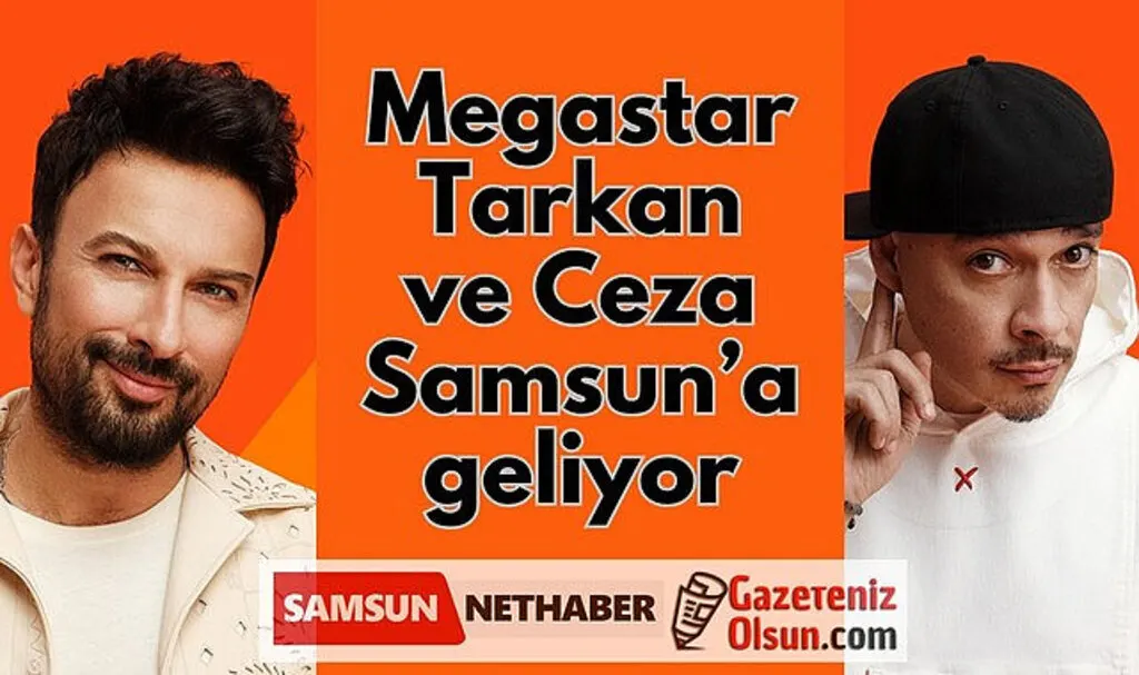 Megastar Tarkan Samsun'a geliyor! Fanta Fest Tarkan Samsun konseri