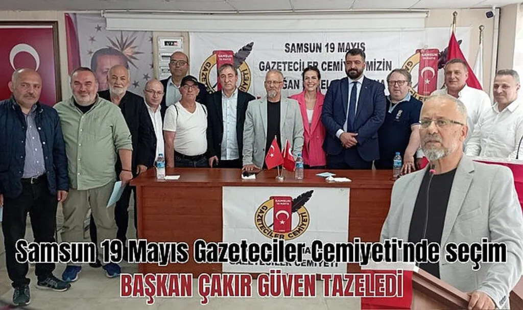 Samsun 19 Mayıs Gazeteciler Cemiyeti'nde seçim heyecanı