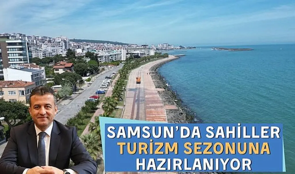 Samsun'da Sahiller Turizm Sezonuna Hazırlanıyor