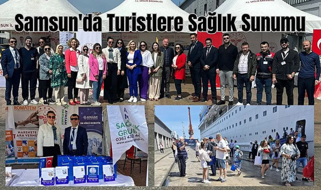 Samsun'da Turistlere Sağlık Sunumu