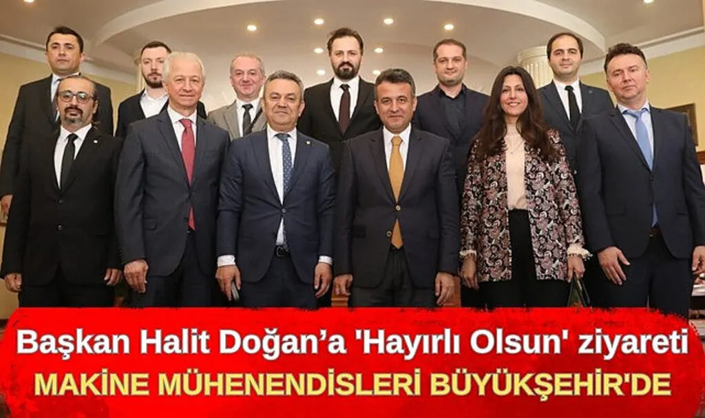 Samsun Makine Mühendisleri'nden Başkan Doğan'a ziyaret