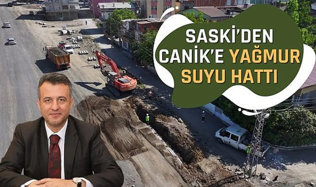 SASKİ Canik'te Yağmur suyu hatlarını yenileniyor