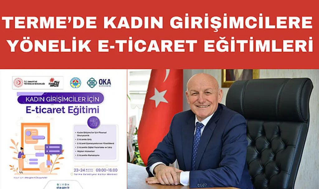 Terme’de Kadın Girişimcilere Yönelik E-Ticaret Eğitimleri