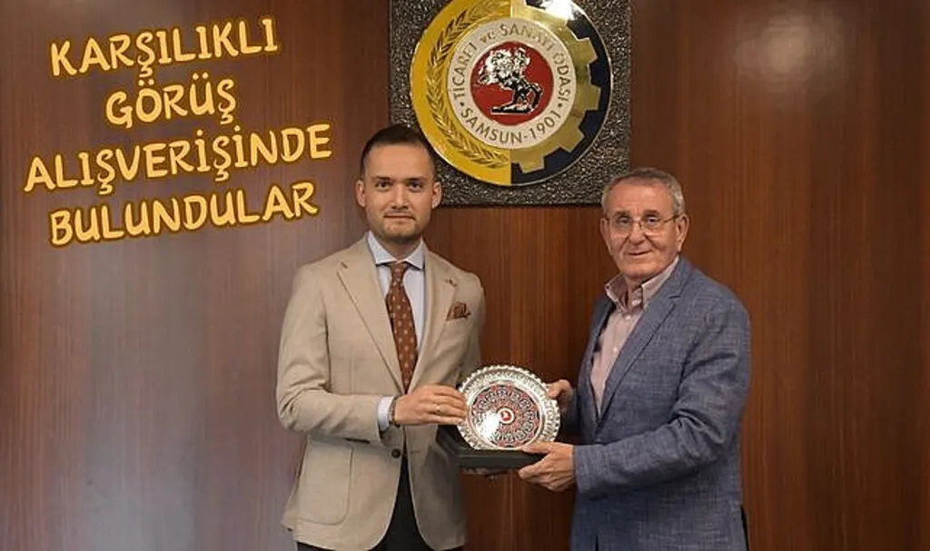 Türk Hava Yolları Samsun Satış Müdürü Dervişoğlu'ndan TSO'ya ziyaret 