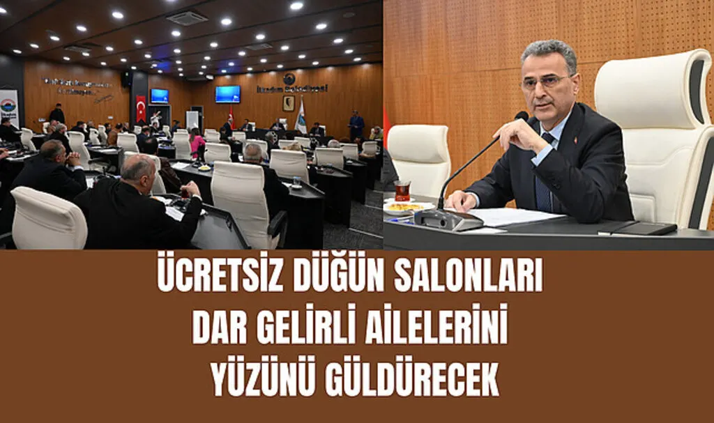 Ücretsiz düğün salonları dar gelirli ailelerini yüzünü güldürecek