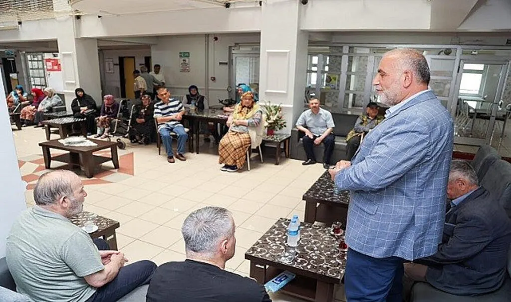 Başkan İbrahim Sandıkçı’ya Büyüklerden Dua 