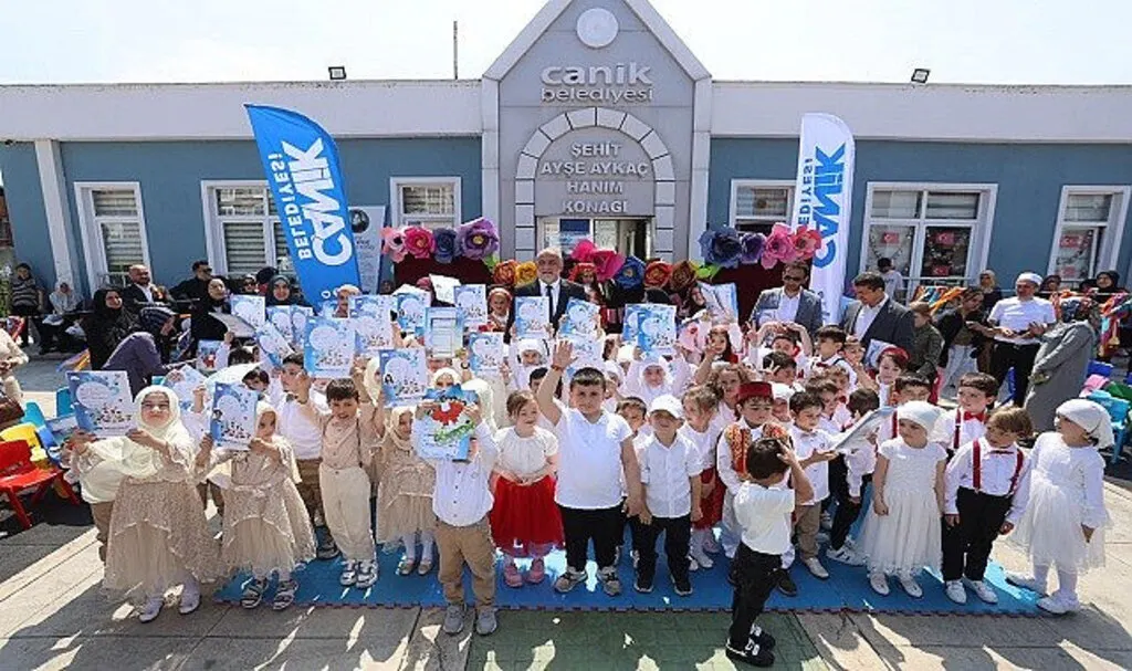 Canik Belediyesi Zambak Sıbyan Okulu öğrencileri mezun oldu
