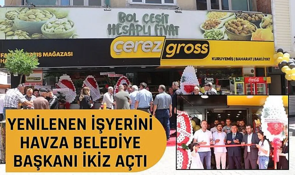 Çerez Gross Mağazası Havza'da Hizmete Girdi