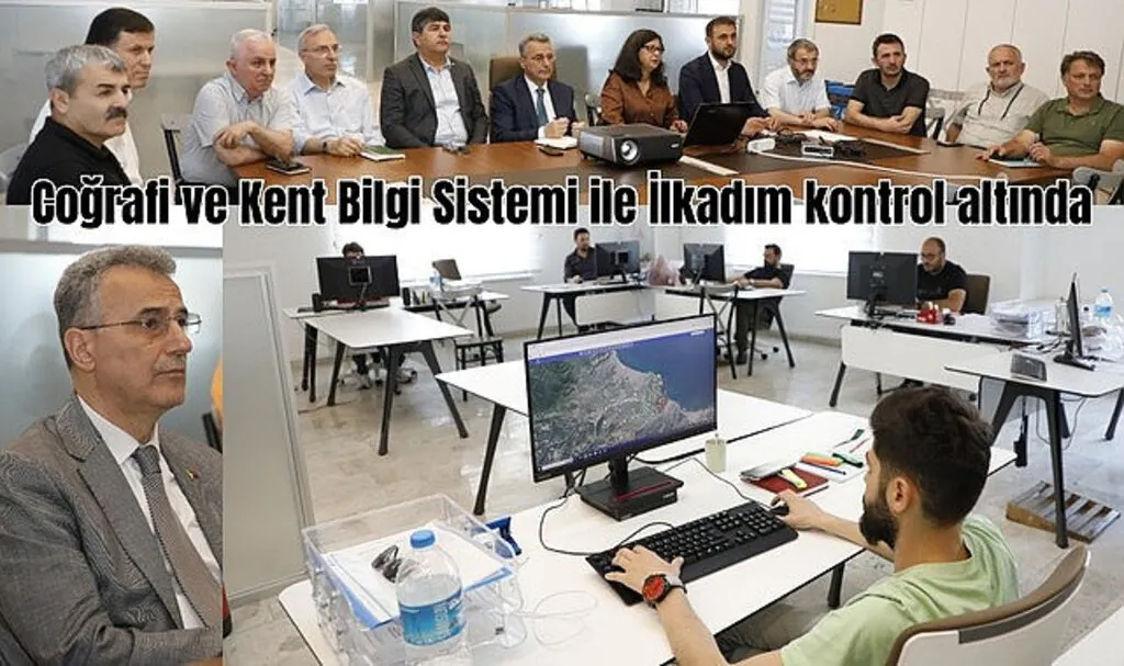 Coğrafi ve Kent Bilgi Sistemi ile İlkadım kontrol altında
