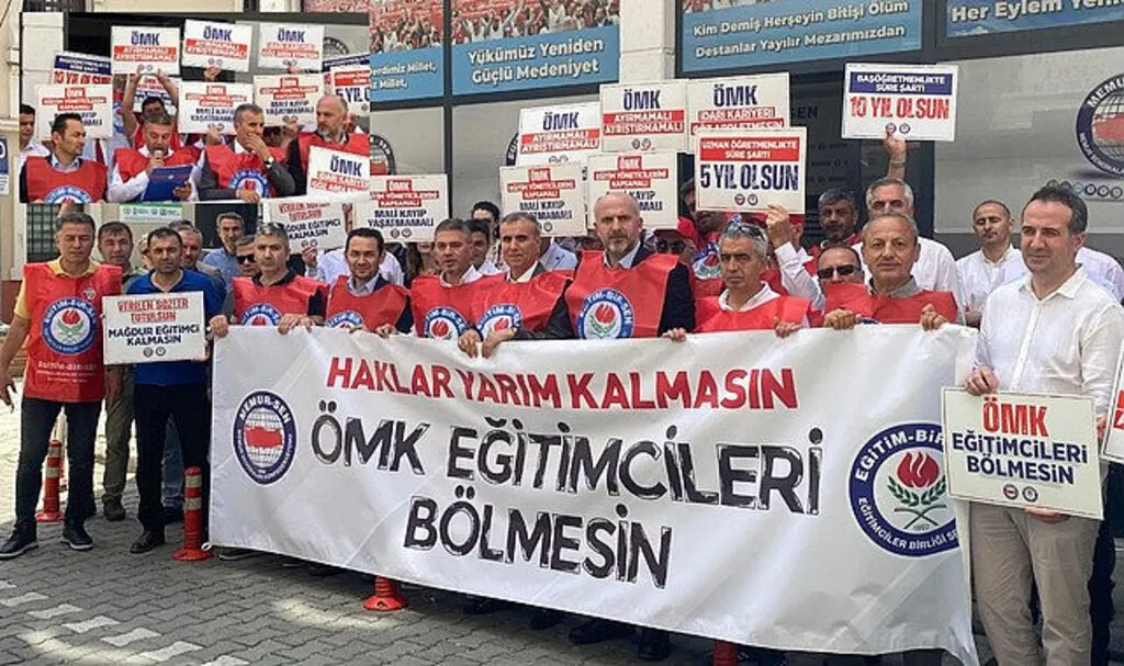 Eğitimciler Meslek Kanunundaki Tasarıya dikkat çekmek için haykırdı!