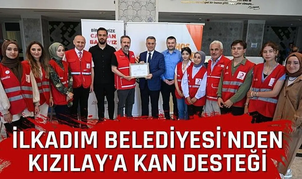 İlkadım Belediyesi'nden Kızılay'a kan desteği