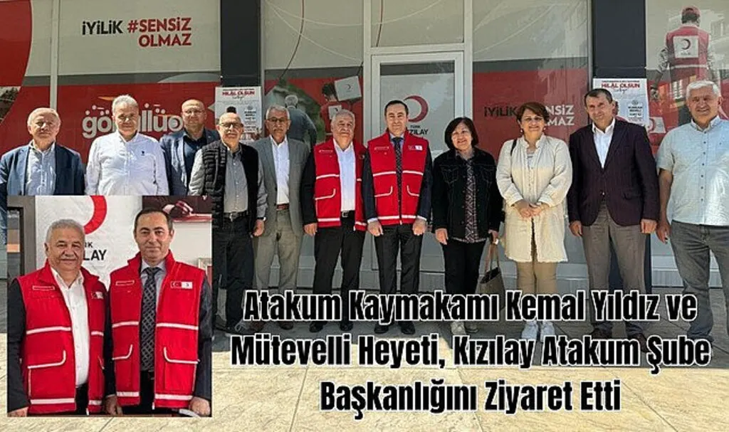 Kaymakam Yıldız'dan Kızılay Atakum Şube Başkanlığı'na ziyaret