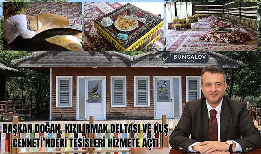 Kızılırmak Deltası ve Kuş Cenneti'ndeki Tesisler hizmete açıldı