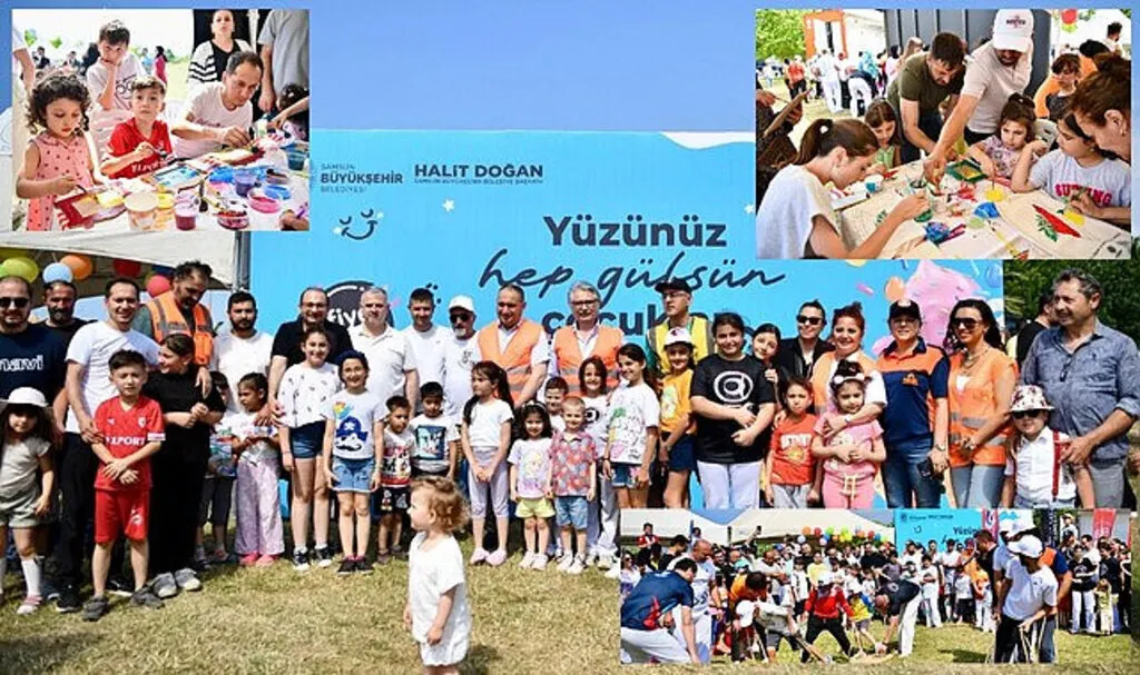 Samsun'da Geleneksel Baba Çocuk Şenliği gerçekleşti