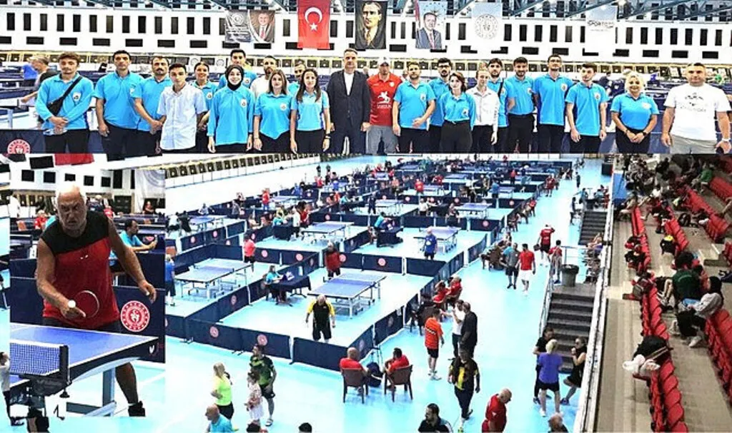Ulusal Veteran Masa Tenisi Turnuvası başladı