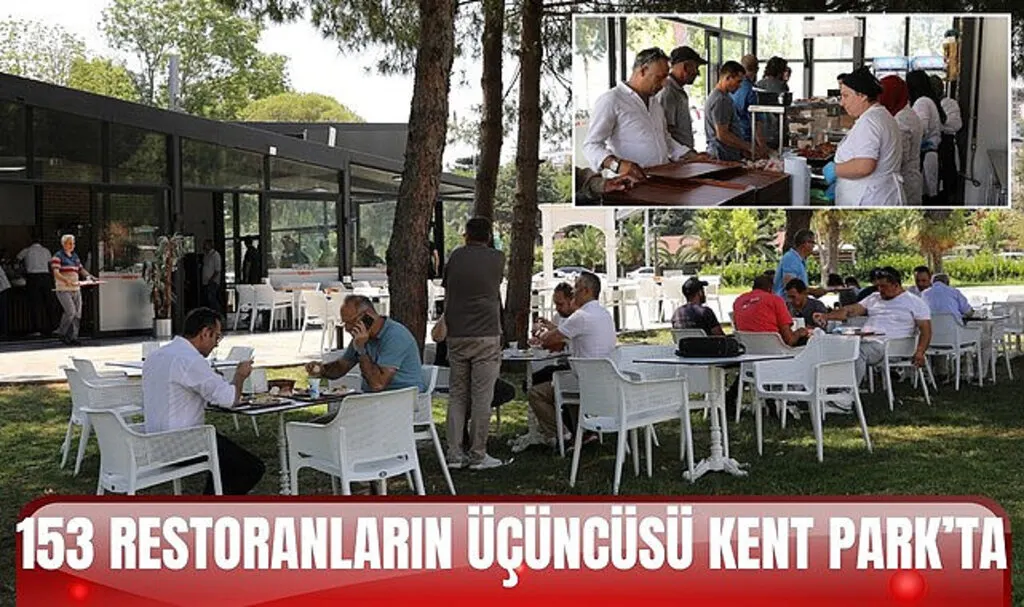 153 Restoranların üçüncüsü Kent Park'ta açıldı