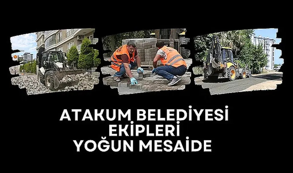 Atakum Belediyesi ekipleri yoğun mesaide 