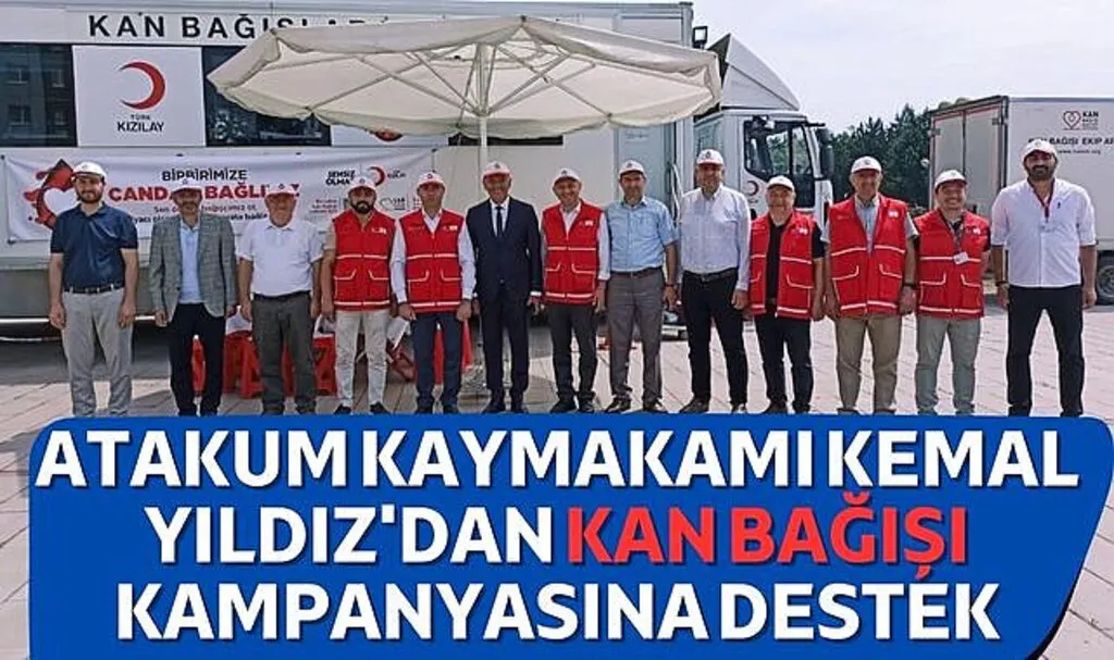 Atakum Kaymakamı Kemal Yıldız'dan Kan Bağışı Kampanyasına Destek
