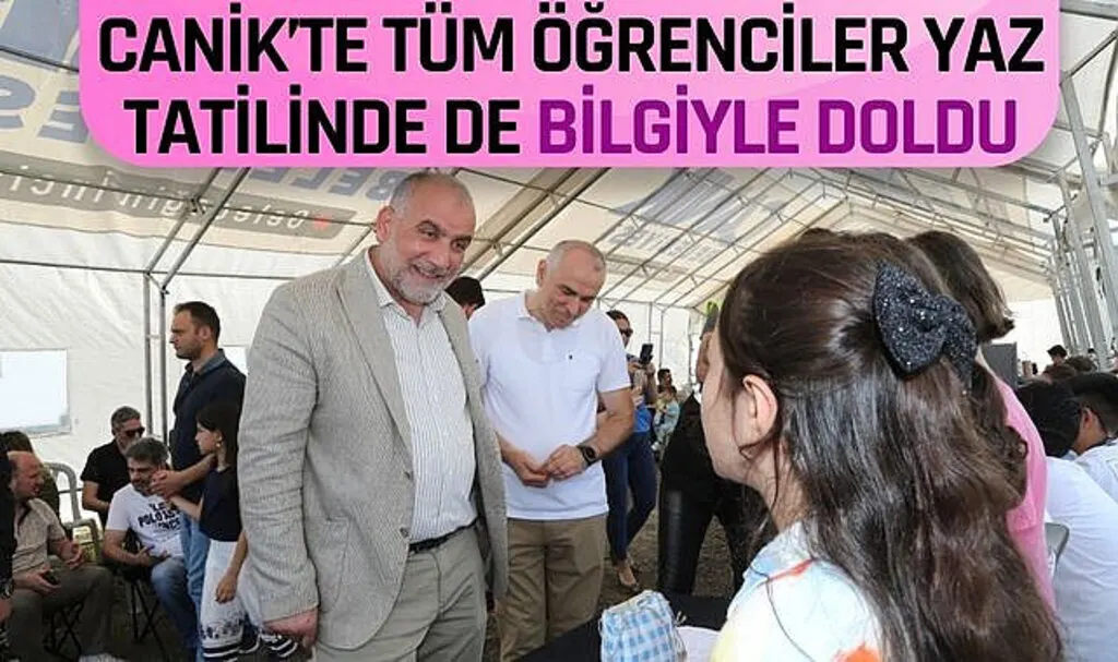 Başkan Sandıkçı: Öğrencilerimizin yaz tatili sürecini verimli geçirmelerini sağlıyoruz