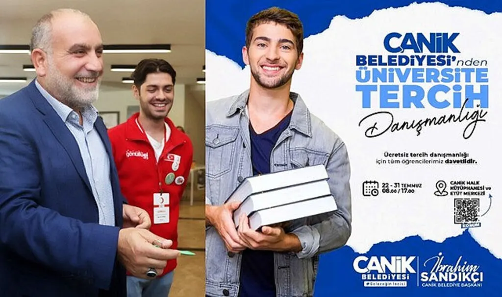 Canik Belediyesi gençlerin her zaman yanında