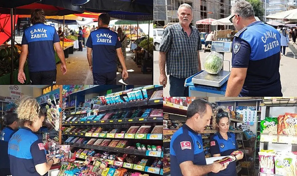 Canik Belediyesi Zabıtası'ndan Sıkı Denetim 