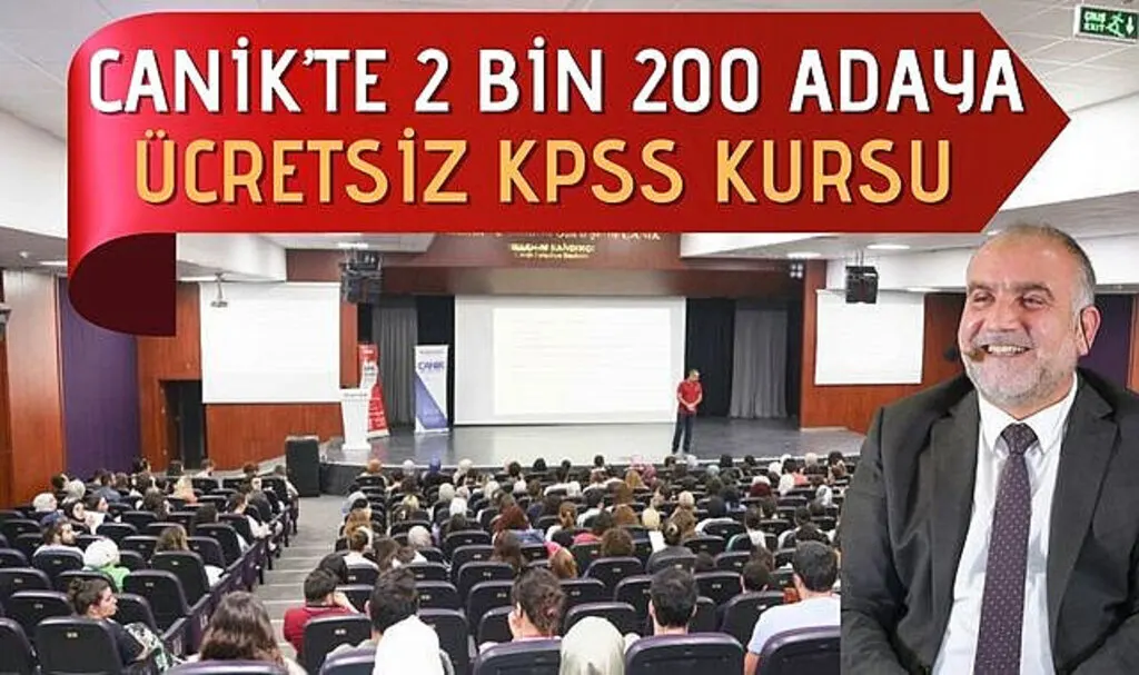 Canik’te 2 Bin 200 Adaya Ücretsiz KPSS Kursu 