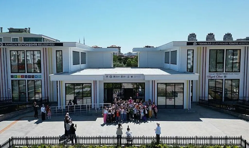 Çocuklar Samsun Keşif Kampüsü'nde dolu dolu zaman geçiriyor