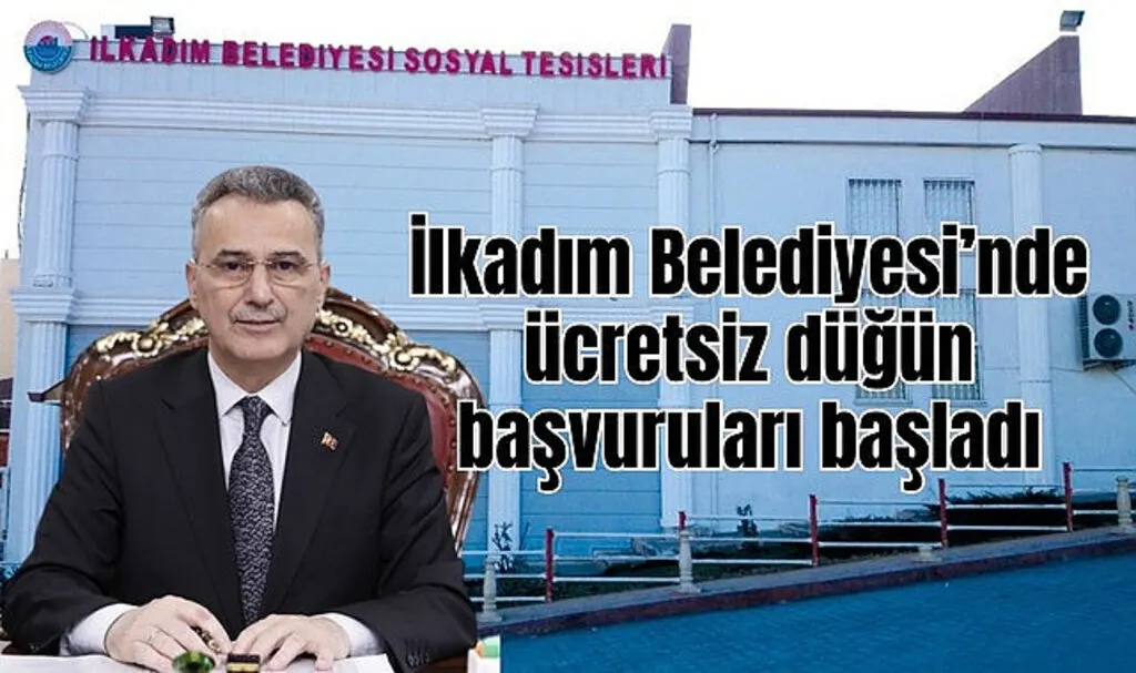 İlkadım Belediyesi’nde ücretsiz düğün başvuruları başladı