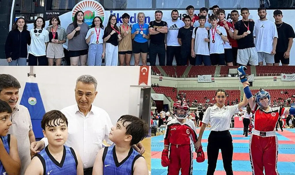 İlkadım Belediyesporlu sporcular Konya’dan 18 madalyayla döndü