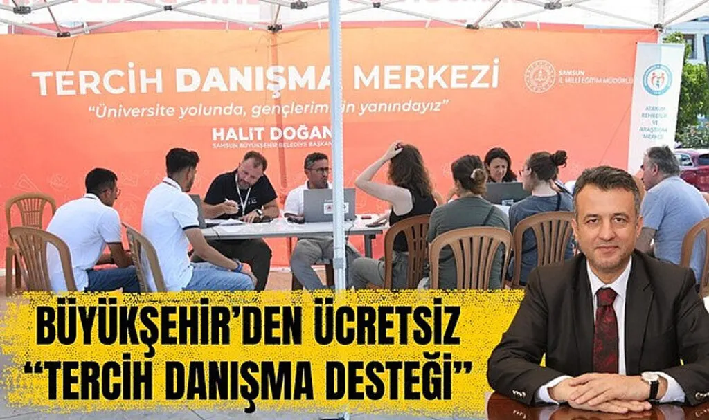 Samsun Büyükşehir Belediyesi üniversite yolunda gençlerin yanında