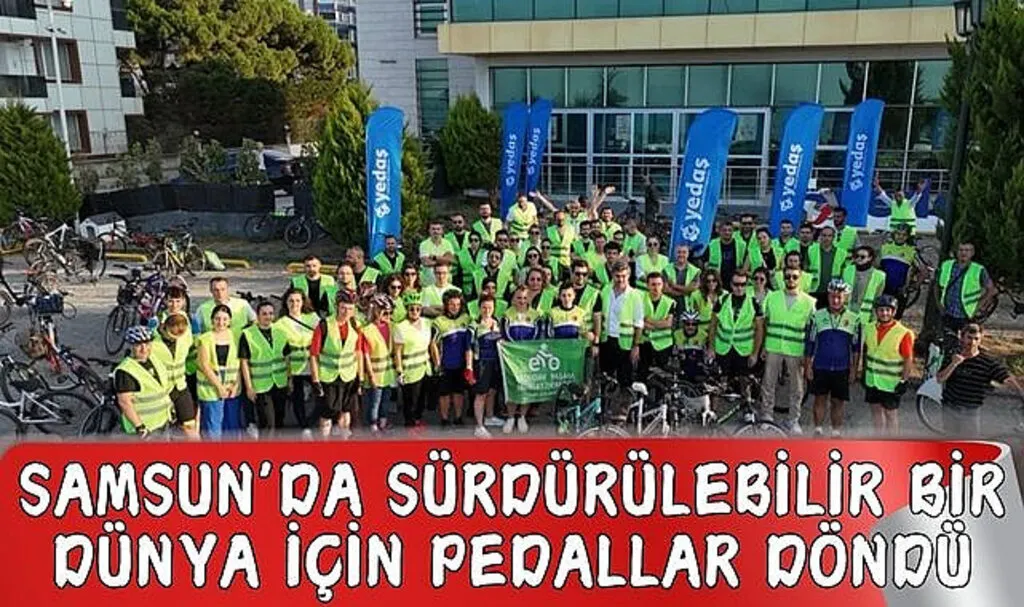 Samsun'da Sürdürülebilir Bir Dünya için Pedallar Döndü