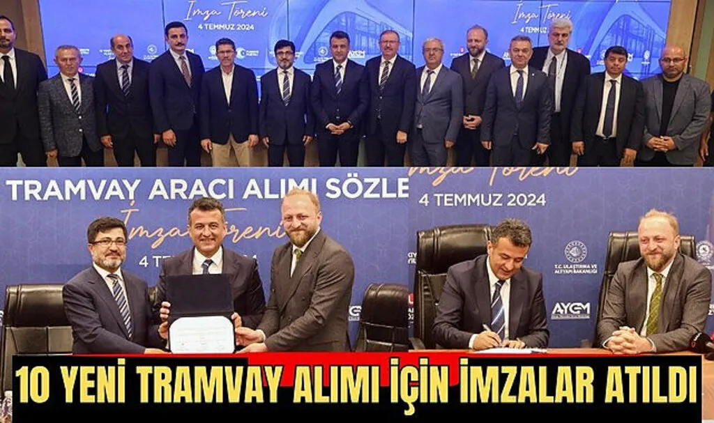 Samsun ulaşımına 10 yeni tramvay alımı