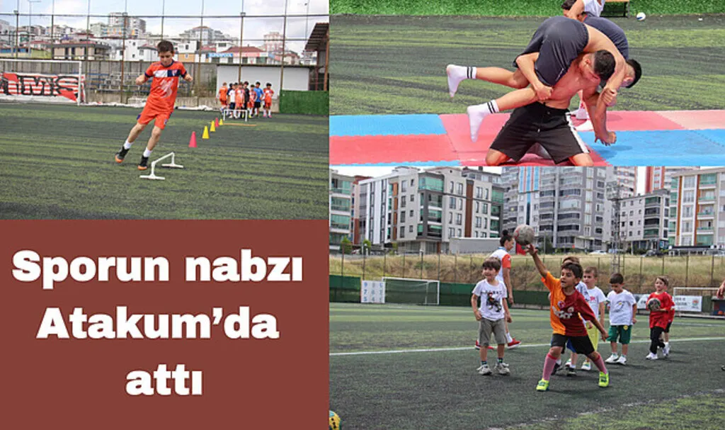Sporun nabzı Atakum’da attı