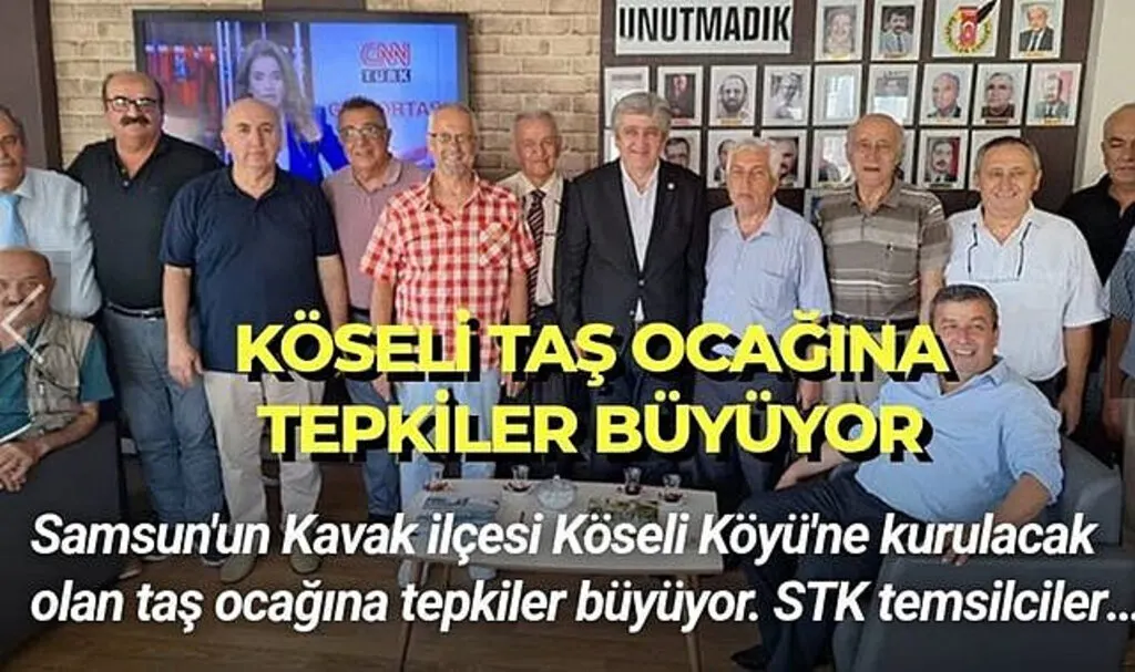 STK temsilcileri 19 Mayıs Gazeteciler Cemiyeti'nden Köseli için destek istedi
