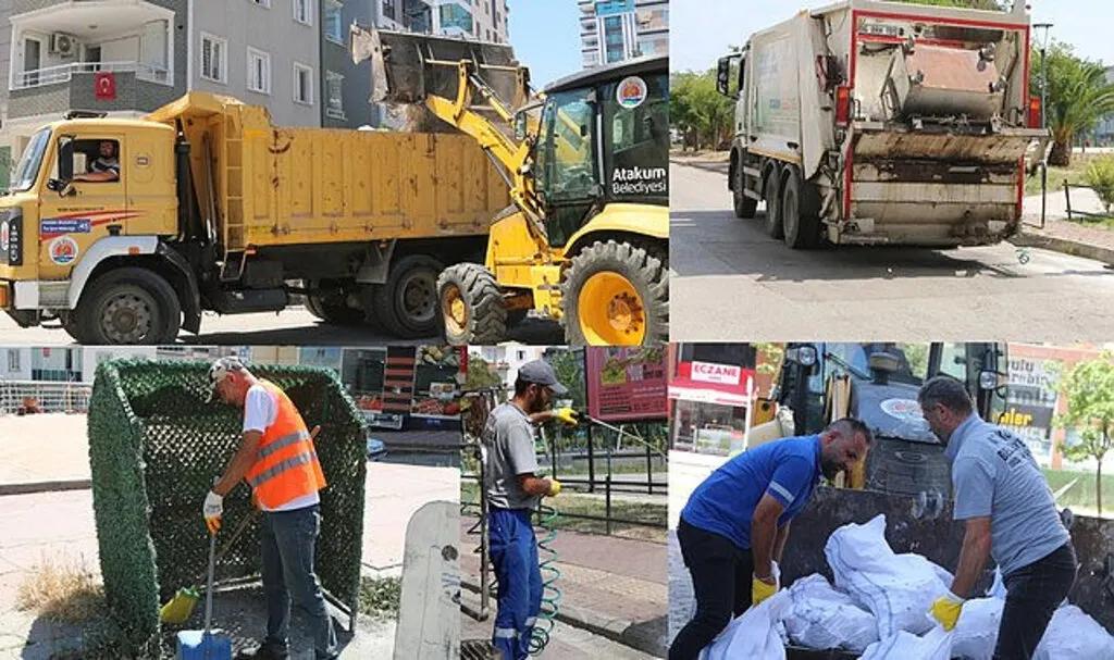 Atakum Belediyesi'nden temizlik seferberliği