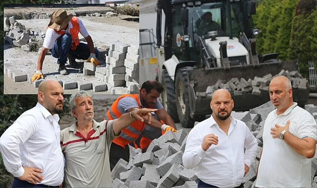 Atakum’da yol çalışmaları son hız devam ediyor
