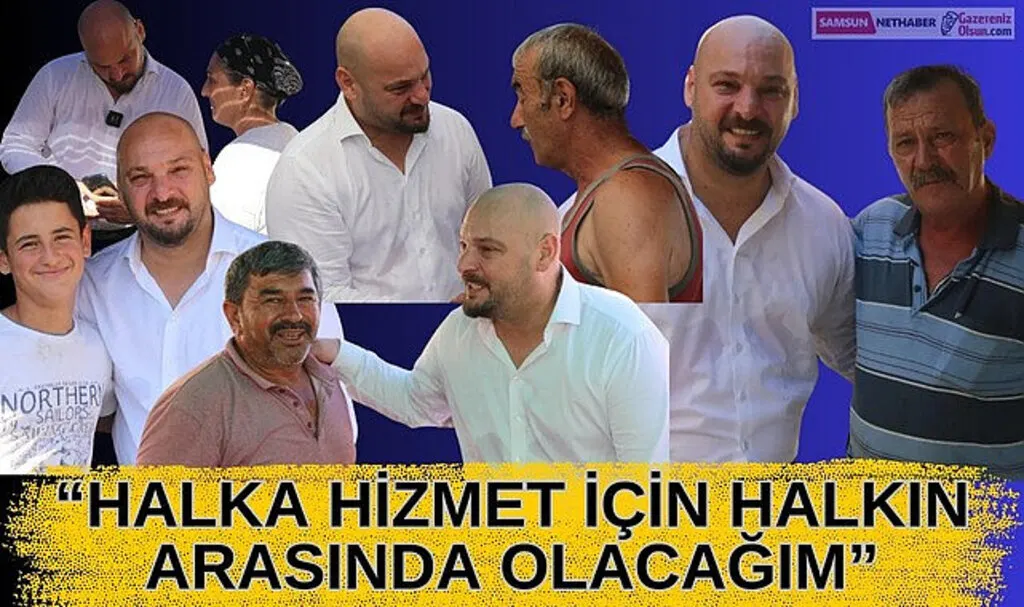 Başkan Türkel halka hizmet için halkın arasında 