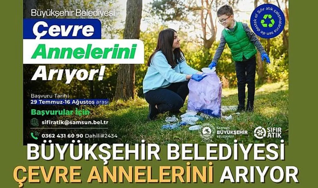 Büyükşehir Belediyesi Çevre Annelerini Arıyor