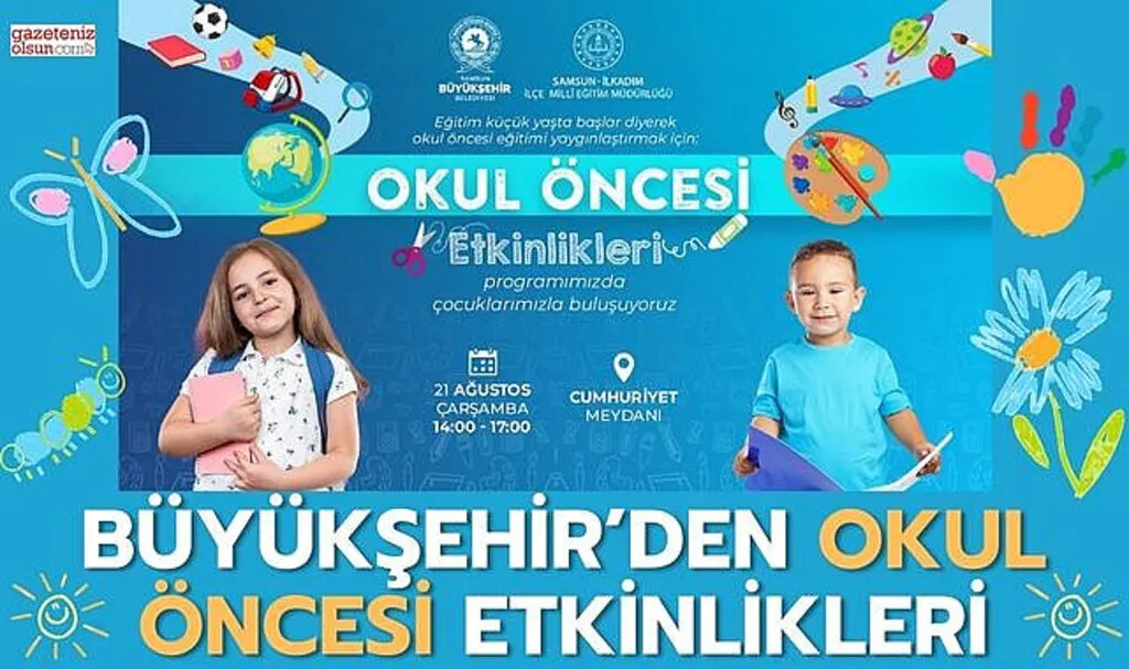 Büyükşehir'den Okul Öncesi Etkinlikleri