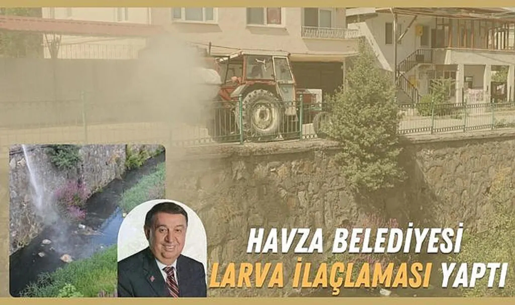 Havza Belediyesi Larva İlaçlaması Yaptı