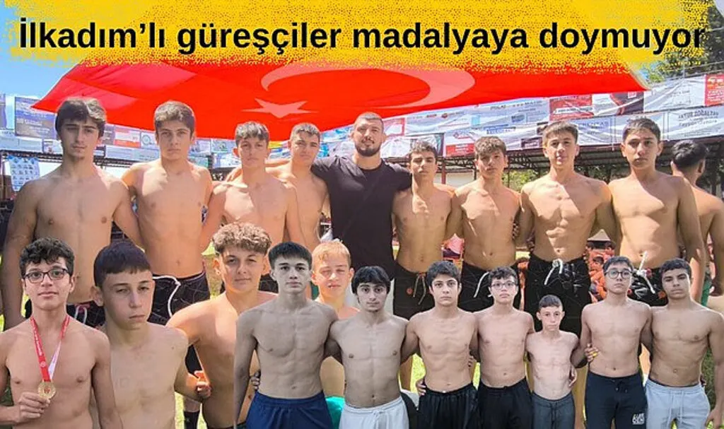 İlkadım’lı güreşçiler madalyaya doymuyor